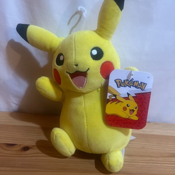 Pokemon 8 inch Pikachu 8" Plush Brand New With Tag - Picture 1 of 2